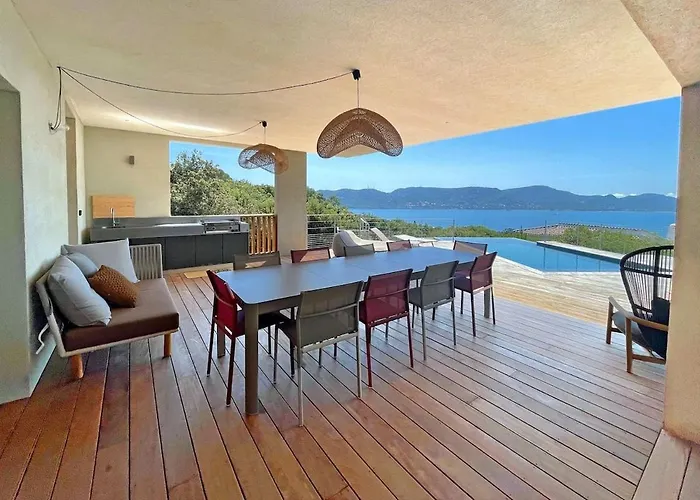 Cazelie, Piscine Vue Splendide Sur Le Golfe ヴィラ *