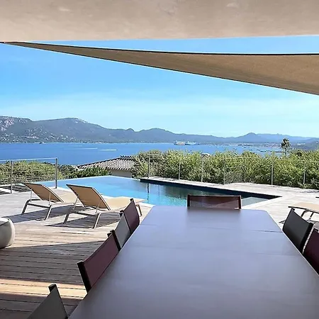 Cazelie, Piscine Vue Splendide Sur Le Golfe ポルトヴェッキオ