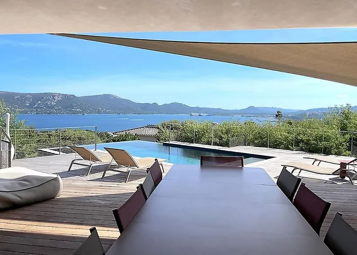 Cazelie, Piscine Vue Splendide Sur Le Golfe ポルトヴェッキオ