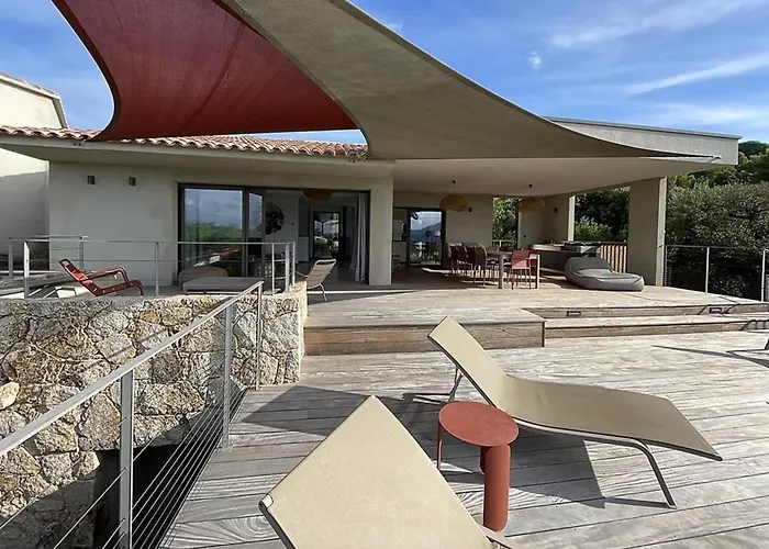 ヴィラ Cazelie, Piscine Vue Splendide Sur Le Golfe *